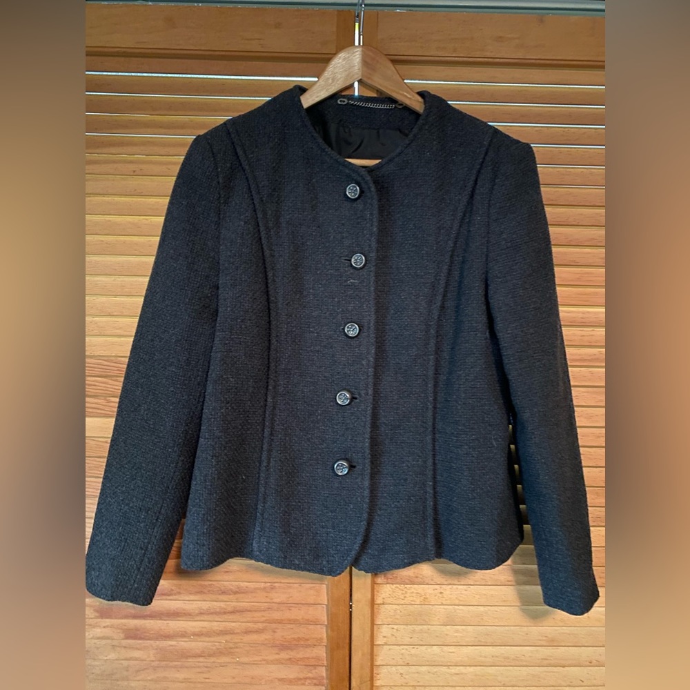 Vintage Berwin & Wolff Women's Jacket Blazer Size 40 Short Button VTG Bavarian